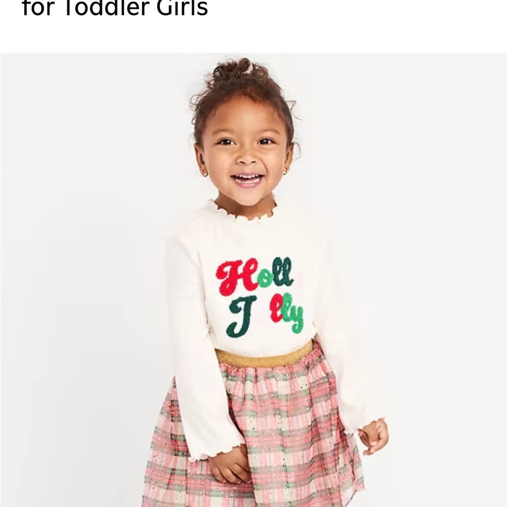 Old Navy White and Multicolor Kids Matching Set